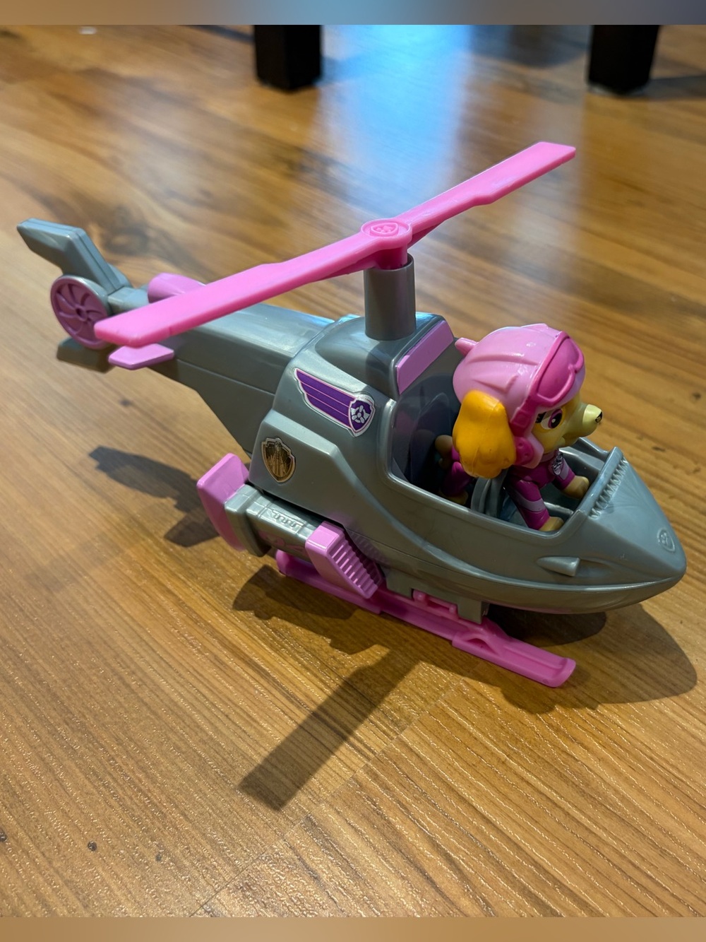 Paw Patrol Skye Rescue Helicopter Toy - Pink and Gray